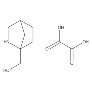 2-Azabicyclo[2.2.1]heptan-1-ylmethanol oxalate结构式