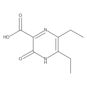 5,6-Diethyl-3-oxo-3,4-dihydropyrazine-2-carboxylic acid Structure