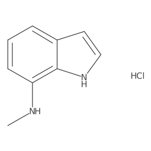 N-methyl-1H-indol-7-amine hydrochloride结构式