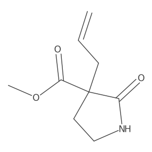 Methyl 2-oxo-3-(prop-2-en-1-yl)pyrrolidine-3-carboxylate Structure