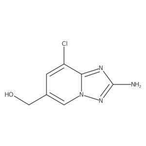2-Amino-8-chloro[1,2,4]triazolo[1,5-a]pyridine-6-methanol Structure