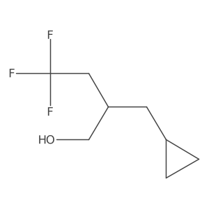 2-(Cyclopropylmethyl)-4,4,4-trifluorobutan-1-ol Structure