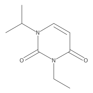 3-ethyl-1-isopropylpyrimidine-2,4(1H,3H)-dione结构式
