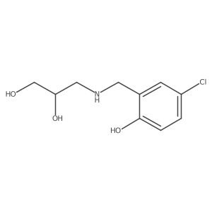 (2R)-3-{[(5-chloro-2-hydroxyphenyl)methyl]amino}propane-1,2-diol Structure
