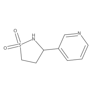 3-(Pyridin-3-yl)-1lambda6,2-thiazolidine-1,1-dione结构式