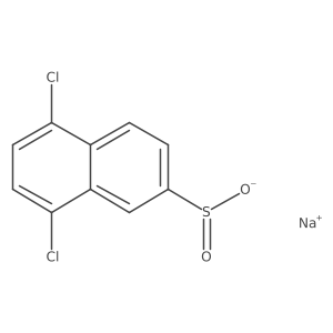 Sodium 5,8-dichloronaphthalene-2-sulfinate Structure