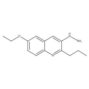 6-Ethoxy-3-hydrazinyl-2-propylquinoline结构式