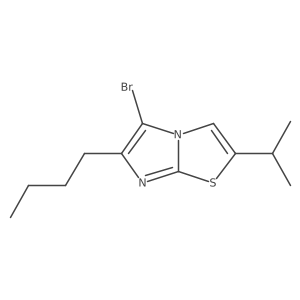 5-Bromo-6-butyl-2-(propan-2-yl)imidazo[2,1-b][1,3]thiazole Structure