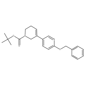 tert-butyl 6'-(benzyloxy)-5,6-dihydro-[3,3'-bipyridine]-1(2H)-carboxylate结构式