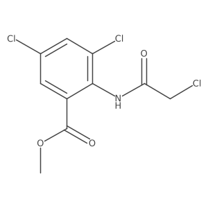 Methyl 3,5-dichloro-2-(2-chloroacetamido)benzoate Structure