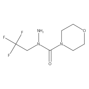 N-(2,2,2-trifluoroethyl)morpholine-4-carbohydrazide Structure