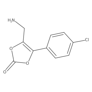 4-(aminomethyl)-5-(4-chlorophenyl)-2H-1,3-dioxol-2-one结构式