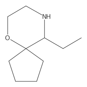 10-Ethyl-6-oxa-9-azaspiro[4.5]decane Structure