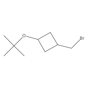 (1S,3s)-1-(bromomethyl)-3-(tert-butoxy)cyclobutane结构式