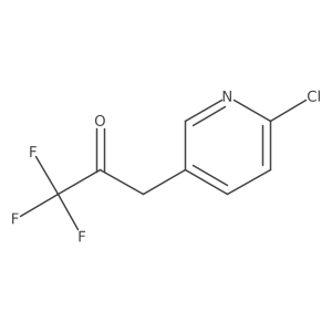 3-(6-Chloropyridin-3-yl)-1,1,1-trifluoropropan-2-one结构式