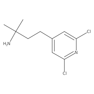 4-(2,6-Dichloropyridin-4-yl)-2-methylbutan-2-amine结构式