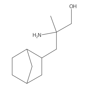 2-Amino-3-{bicyclo[2.2.1]heptan-2-yl}-2-methylpropan-1-ol结构式