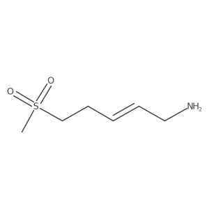 5-Methanesulfonylpent-2-en-1-amine Structure