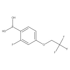 [2-Fluoro-4-(2,2,2-trifluoroethoxy)phenyl]boronic acid Structure