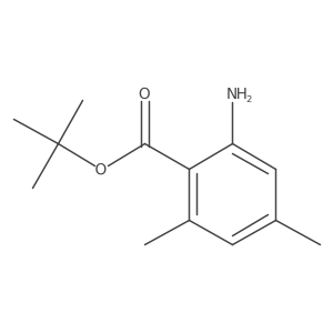 Tert-butyl 2-amino-4,6-dimethylbenzoate Structure