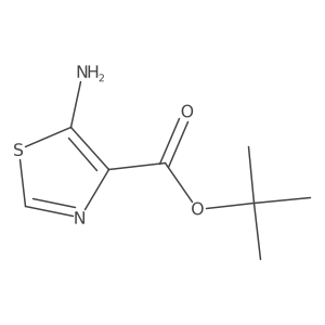 Tert-butyl 5-amino-1,3-thiazole-4-carboxylate Structure
