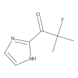 2-fluoro-1-(1H-imidazol-2-yl)-2-methylpropan-1-one Structure