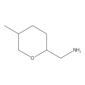 rel-((2R,5S)-5-Methyltetrahydro-2H-pyran-2-yl)methanamine Structure