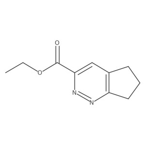 ethyl 5H,6H,7H-cyclopenta[c]pyridazine-3-carboxylate结构式