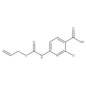 2-Chloro-6-{[(prop-2-en-1-yloxy)carbonyl]amino}pyridine-3-carboxylic acid结构式