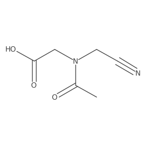 2-[N-(cyanomethyl)acetamido]acetic acid结构式