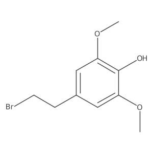 4-(2-Bromoethyl)-2,6-dimethoxyphenol结构式