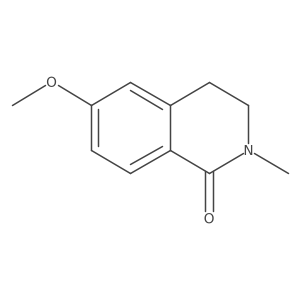 6-methoxy-2-methyl-3,4-dihydroisoquinolin-1(2H)-one Structure