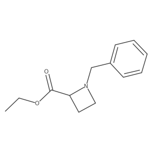 Ethyl (2S)-1-(phenylmethyl)-2-azetidinecarboxylate Structure