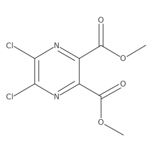 Dimethyl 5,6-dichloropyrazine-2,3-dicarboxylate Structure