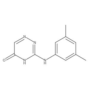3-[(3,5-Dimethylphenyl)amino]-1,2,4-triazin-5-ol Structure