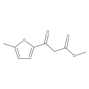 3-(5-Methyl-2-furyl)-3-oxopropanoic acid methyl ester Structure