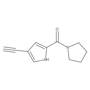 (4-ethynyl-1H-pyrrol-2-yl)(pyrrolidin-1-yl)methanone Structure