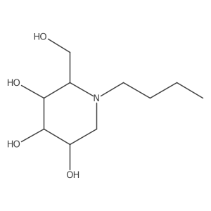 (2R,3S,4S,5S)-1-butyl-2-(hydroxymethyl)piperidine-3,4,5-triol结构式