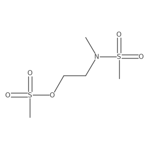 2-(N-methylmethylsulfonamido)ethyl methansulfonate结构式
