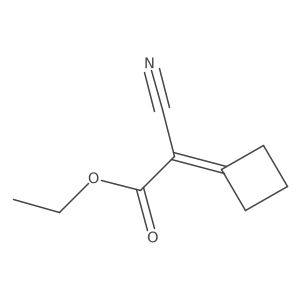 Ethyl 2-cyano-2-cyclobutylideneacetate结构式