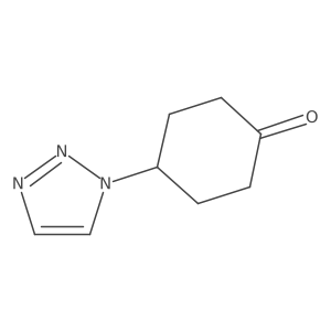 4-[1,2,3]Triazol-1-yl-cyclohexanone结构式