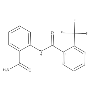 2-[2-(Trifluoromethyl)benzamido]benzamide结构式