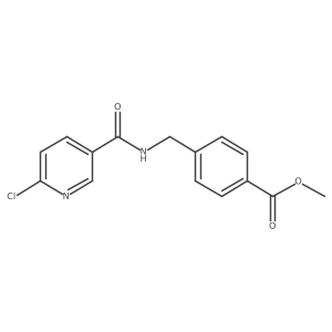 Methyl 4-{[(6-chloropyridin-3-yl)formamido]methyl}benzoate Structure
