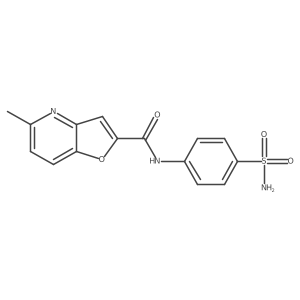 5-methyl-N-(4-sulfamoylphenyl)furo[3,2-b]pyridine-2-carboxamide Structure