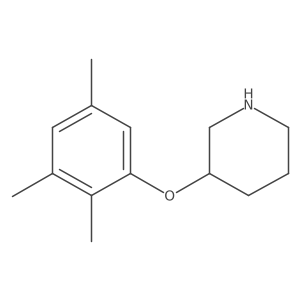 3-(2,3,5-Trimethylphenoxy)piperidine结构式