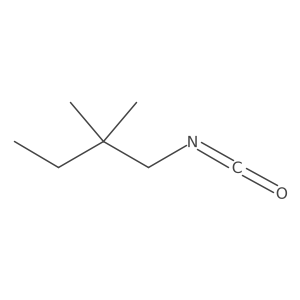 1-Isocyanato-2,2-dimethylbutane Structure