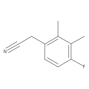 2,3-Dimethyl-4-fluorophenylacetonitrile结构式