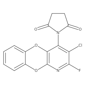C15H8ClFN2O4结构式