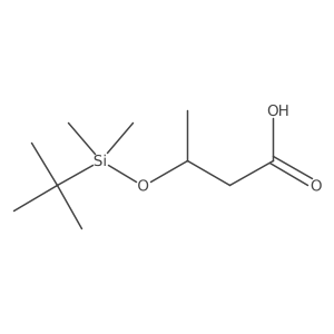 (R)-3-(tert-Butyldimethylsilyloxy)butanoic acid结构式