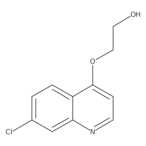 O-(7-chloro-4-quinolyl)ethylene glycol结构式